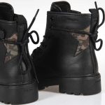 GEOX J1920G ΜΑΥΡΑ ΑΡΒΥΛΑΚΙΑ ΜΕ ΑΣΤΕΡΙ ΠΑΡΑΛΛΑΓΗ