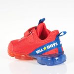 BULL BOYS BB2130 ΑΘΛΗΤΙΚΑ ΜΕ ΦΩΤΑΚΙΑ ΚΟΚΚΙΝΑ