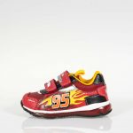 GEOX B1684B ΑΘΛΗΤΙΚΑ MCQUEEN ΜΕ ΦΩΤΑΚΙΑ ΚΟΚΚΙΝΑ