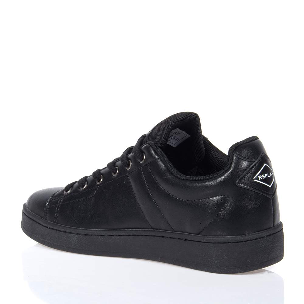  Replay Men's Sneaker, Black Dk Grey 167, 10.5