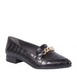 RAGAZZA 0172 LOAFERS ΜΑΥΡΑ ΔΕΡΜΑΤΙΝΑ