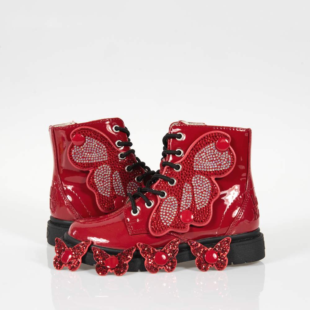 LELLI KELLY ALI DI FATA LK4540 RED BOOTS Topshoes.gr