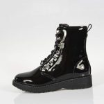 MICHAEL KORS HASKEL MK100279C ΜΑΥΡΑ ΜΠΟΤΑΚΙΑ