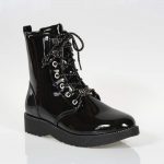 MICHAEL KORS HASKEL MK100279C ΜΑΥΡΑ ΜΠΟΤΑΚΙΑ