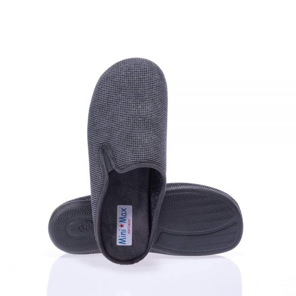 MINI MAX 209563 GRAY HOSTED SLIPPERS