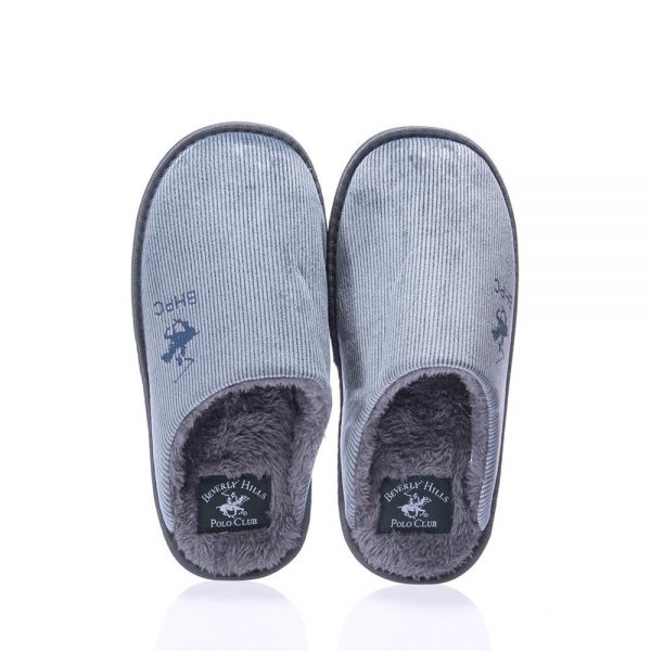 POLO 1923 MEN'S SLIPPERS GRAY