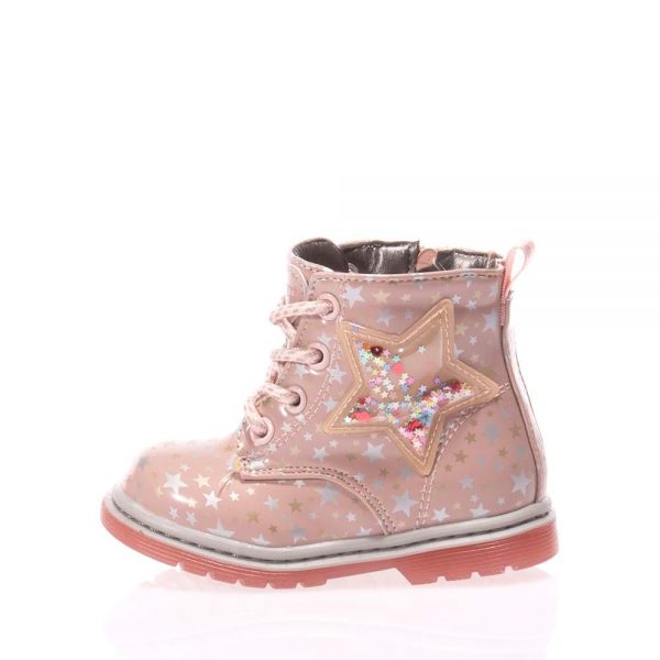 BEPPI 2187360 PINK BOOTS WITH STARS