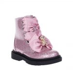 LELLI KELLY FIOR DI FIOCCO LK4522 ΡΟΖ GLITTER ΜΠΟΤΑΚΙΑ