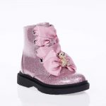 LELLI KELLY FIOR DI FIOCCO LK4522 ΡΟΖ GLITTER ΜΠΟΤΑΚΙΑ