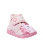 BEPPI 2187910 PINK UNICORN SLIPPERS WITH VELCRO