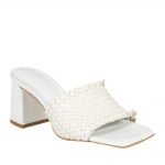 SADOR 121 MULES ΨΑΘΑ ΔΕΡΜΑΤΙΝΑ ΛΕΥΚΑ