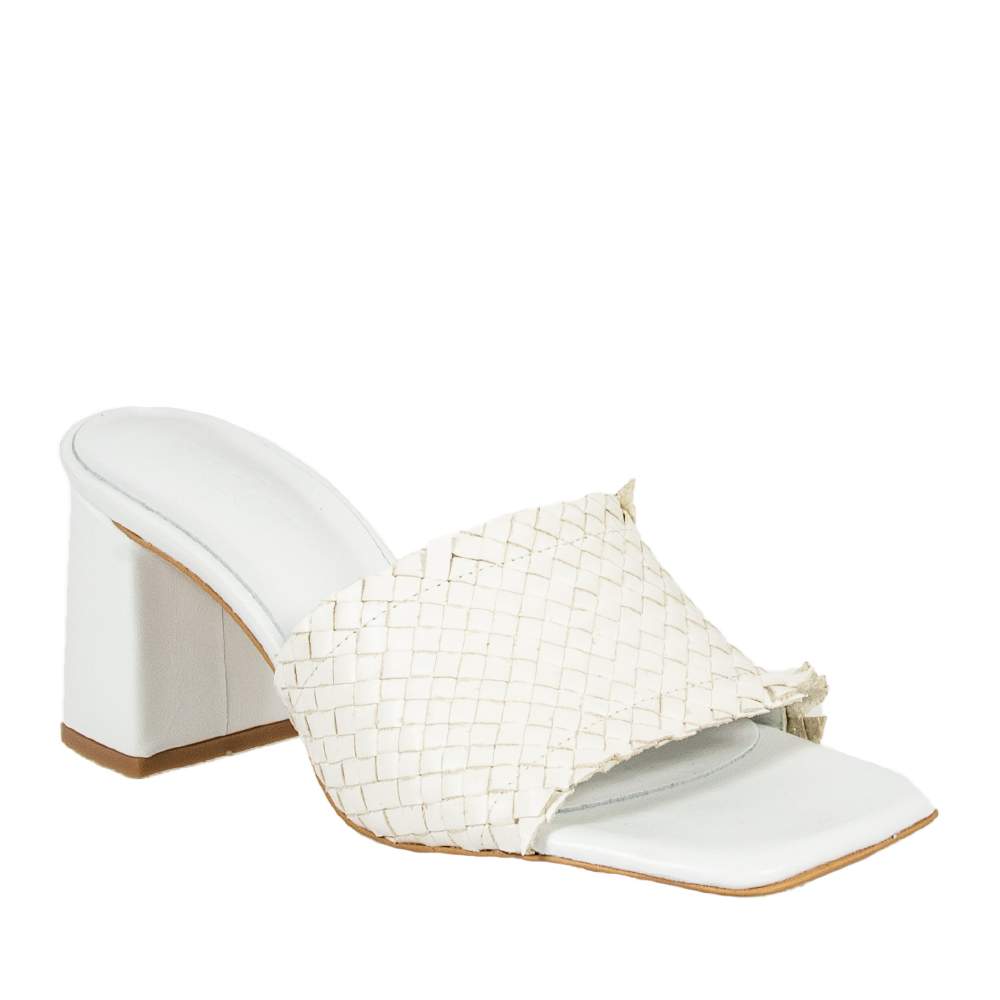 SADOR 121 MULES ΨΑΘΑ ΔΕΡΜΑΤΙΝΑ ΛΕΥΚΑ SADOR 121 MULES ΨΑΘΑ ΔΕΡΜΑΤΙΝΑ ΛΕΥΚΑ