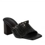 SADOR 121 MULES ΨΑΘΑ ΔΕΡΜΑΤΙΝΑ ΜΑΥΡΑ