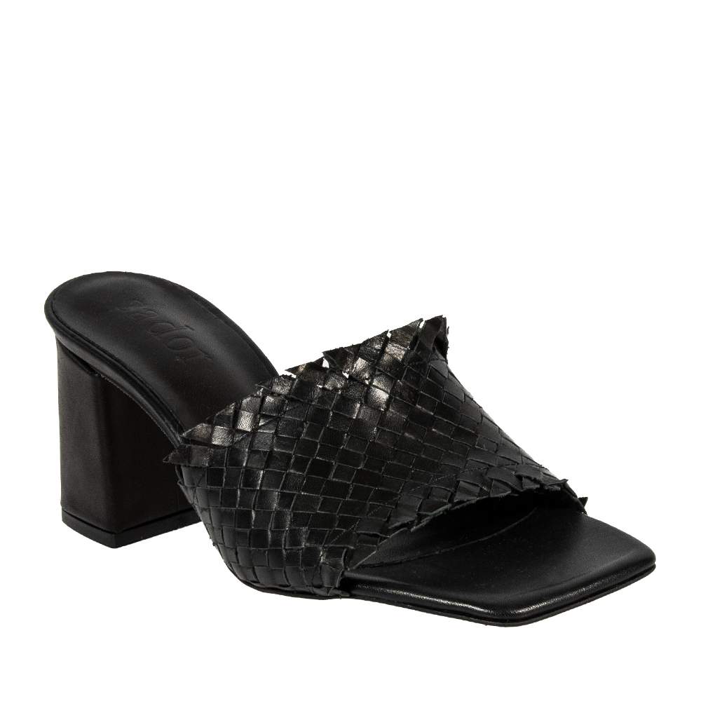 SADOR 121 MULES ΨΑΘΑ ΔΕΡΜΑΤΙΝΑ ΜΑΥΡΑ SADOR 121 MULES ΨΑΘΑ ΔΕΡΜΑΤΙΝΑ ΜΑΥΡΑ