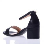 BASIC ΠΕΔΙΛΑ ΜΕ BLOCK HEELS ΜΑΥΡΑ 1170