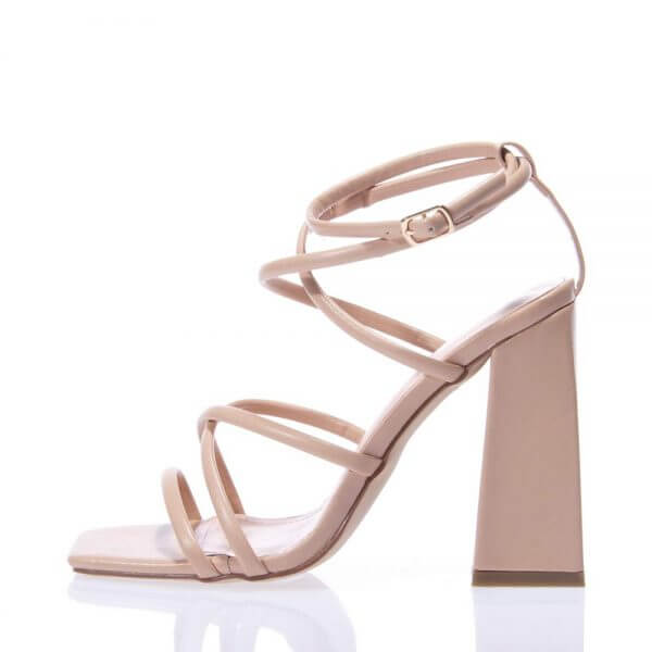 SANDALS WITH STRAP NUDE 2358-1