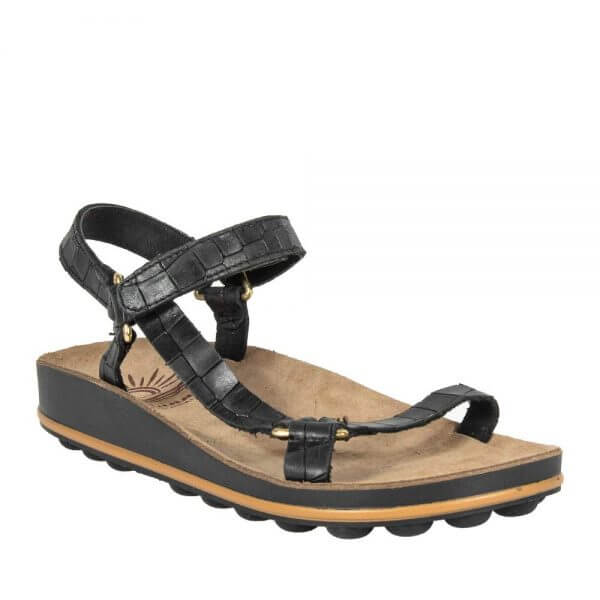 SUNNY SANDALS BELINDA-24 ΑΝΑΤΟΜΙΚΑ ΠΕΔΙΛΑ ΜΑΥΡΑ