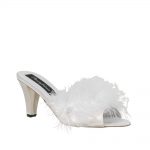 TOPSHOES 535 BLACK BRIDAL SLIPPERS