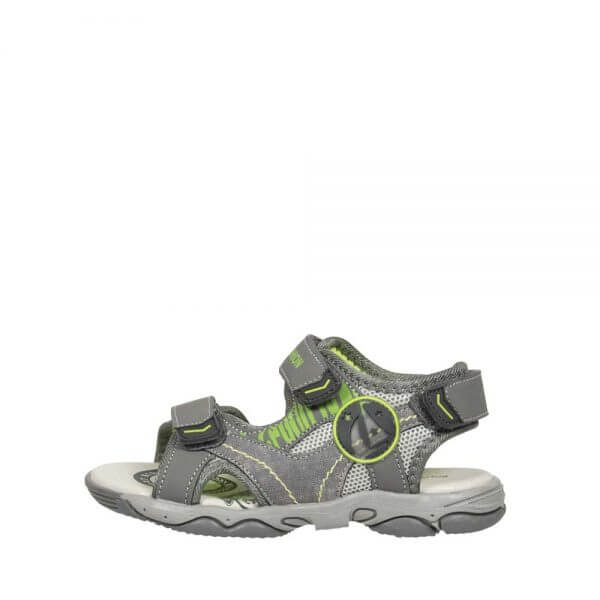 SANDALS WITH STICKER GRAY HL229