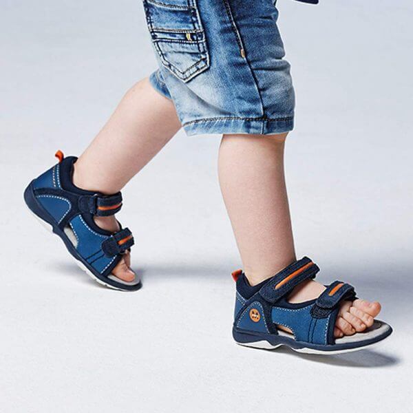 MAYORAL 41300 BLUE SANDALS WITH VELCRO