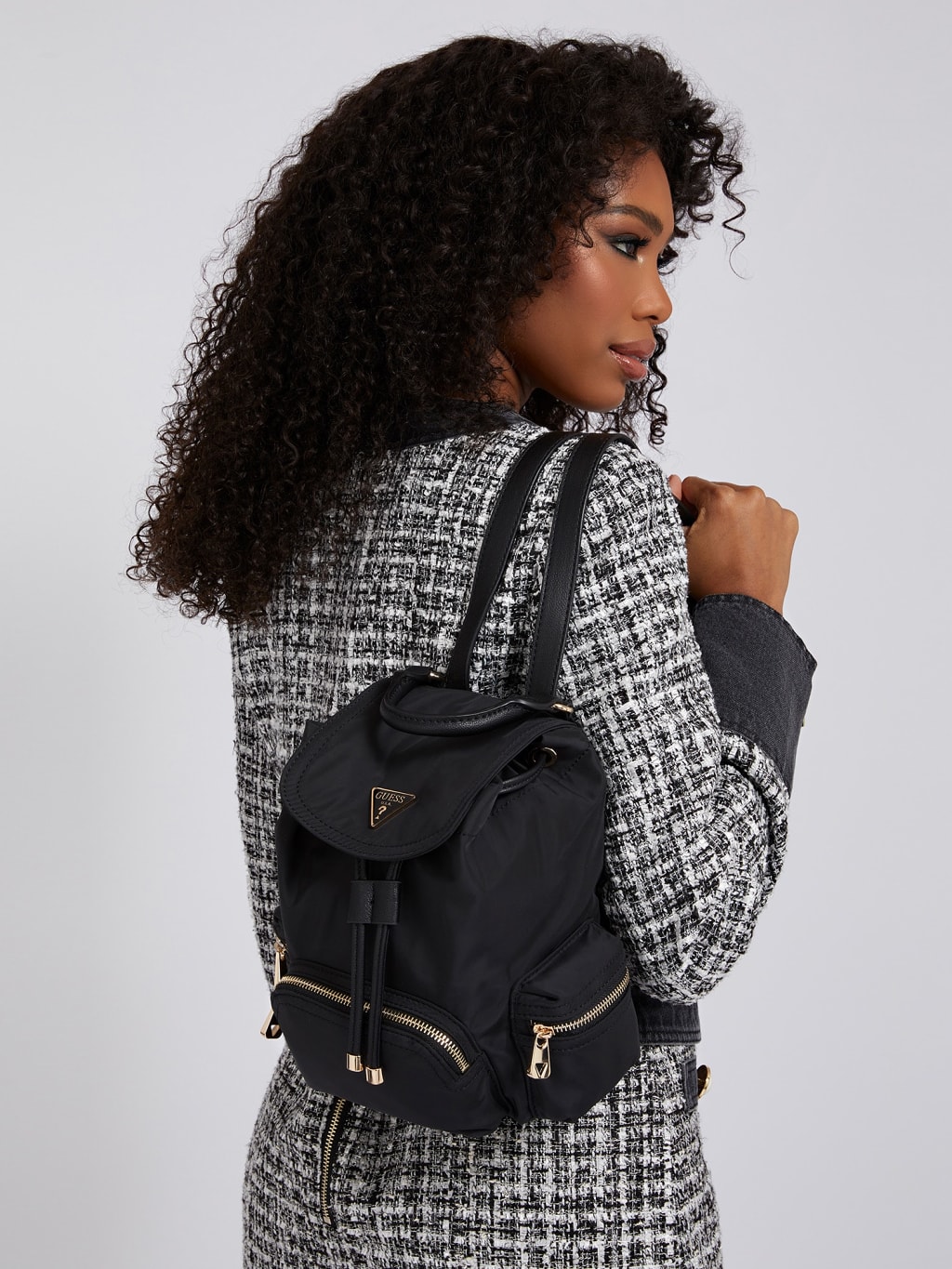 GUESS ECO GEMMA HWEYG8395310 BACKPACK BLACK