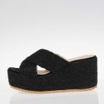 MULES ΜΕ ΠΛΑΤΦΟΡΜΑ ΣΕ ΣΧΟΙΝΙ ΜΑΥΡΑ LL-1041