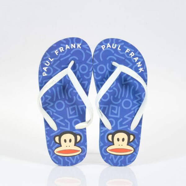 PAUL FRANK PF09901-3 FORK FLOPS WHITE-BLUE