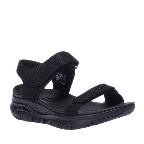 SKECHERS ARCH FIT - TOURISTY 119247-BBK ΜΑΥΡΑ