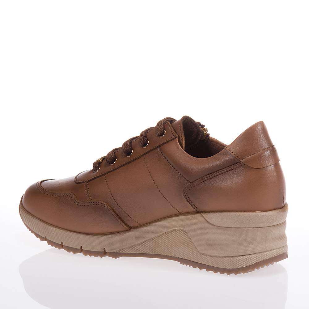 RAGAZZA WOMEN S LEATHER SNEAKERS CAMEL