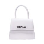 REPLAY FW3293-001-A0157B-001 ΤΣΑΝΤΑ ΧΕΙΡΟΣ ΛΕΥΚΗ