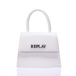 REPLAY FW3293-001-A0157B-001 ΤΣΑΝΤΑ ΧΕΙΡΟΣ ΛΕΥΚΗ