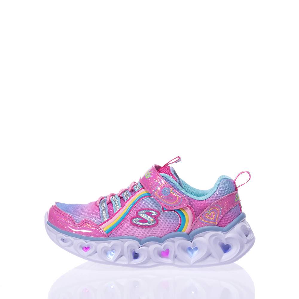 SKECHERS SLIGHTS-HEART LIGHTS RAINBOW LUX 302308L-PKMT SKECHERS SLIGHTS-HEART LIGHTS RAINBOW LUX 302308L-PKMT