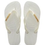 HAVAIANAS TOP LOGO METALLIC ΓΥΝΑΙΚΕΙΕΣ ΣΑΓΙΟΝΑΡΕΣ ΜΑΥΡΕΣ