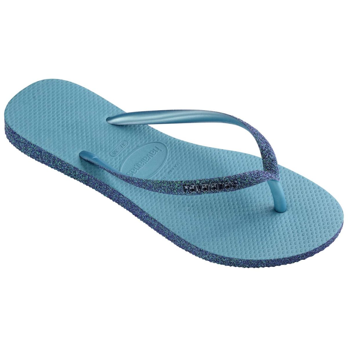 slim fit sparkle havaianas