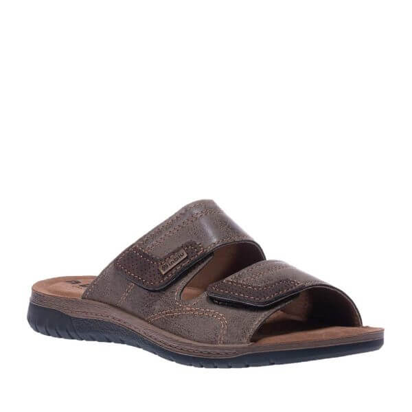 INBLU ID124F01 CHARCOAL SANDALS WITH VELCRO