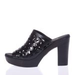 RAGAZZA 0333 MULES ΔΕΡΜΑΤΙΝΑ ΜΑΥΡΑ