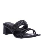 TAMARIS 27210-28 ΜΑΥΡΑ ΔΕΡΜΑΤΙΝΑ MULES