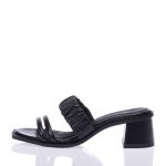 TAMARIS 27210-28 ΜΑΥΡΑ ΔΕΡΜΑΤΙΝΑ MULES