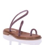 RAGAZZA 01023 PURPLE SANDALS WITH CROSS STRAP