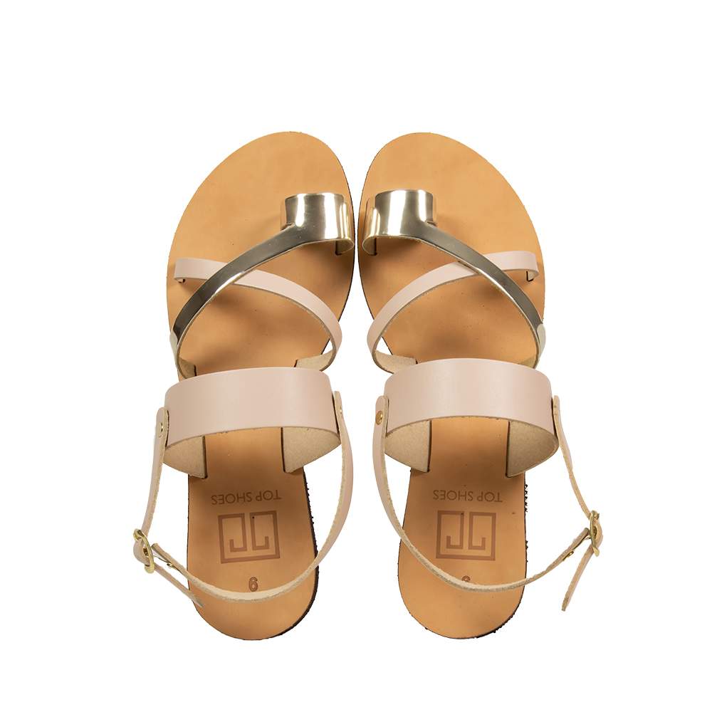 ΔΕΡΜΑΤΙΝΑ ΣΑΝΔΑΛΙΑ NUDE TS2020-6 ΔΕΡΜΑΤΙΝΑ ΣΑΝΔΑΛΙΑ NUDE TS2020-6