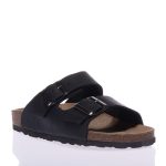 NATURBIO BY RELAXSHOE 580-22021 ΜΑΥΡΑ SLIDES