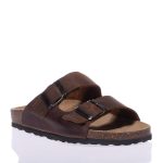 NATURBIO BY RELAXSHOE 580-22021 ΚΑΦΕ SLIDES