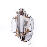 GUESS ZANELLE HWPA8492060 ΤΣΑΝΤΑ ΧΕΙΡΟΣ ΛΕΥΚΗ