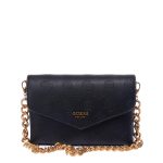 GUESS ZANELLE MINI HWPA8492780 FLAP BAG ΧΙΑΣΤΙ ΜΑΥΡΗ