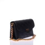 GUESS ZANELLE MINI HWPA8492780 FLAP BAG ΧΙΑΣΤΙ ΜΑΥΡΗ