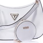 GUESS ALEXIE HWVG8416180 ΤΣΑΝΤΑ ΩΜΟΥ ΛΕΥΚΗ