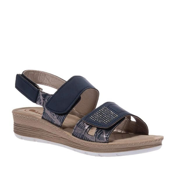 INBLU FC24SK01 GOLD MULES WITH VELCRO
