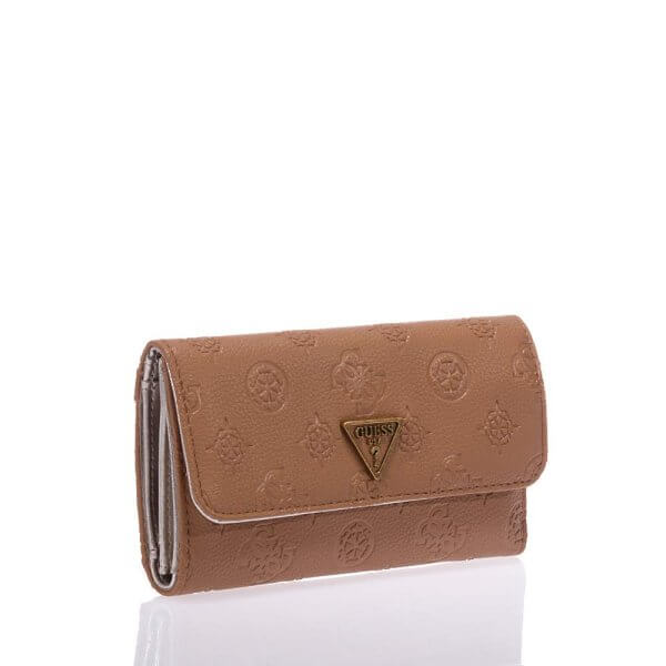 GUESS HELAINA SWPB8403650 ΠΟΡΤΟΦΟΛΙ CARAMEL