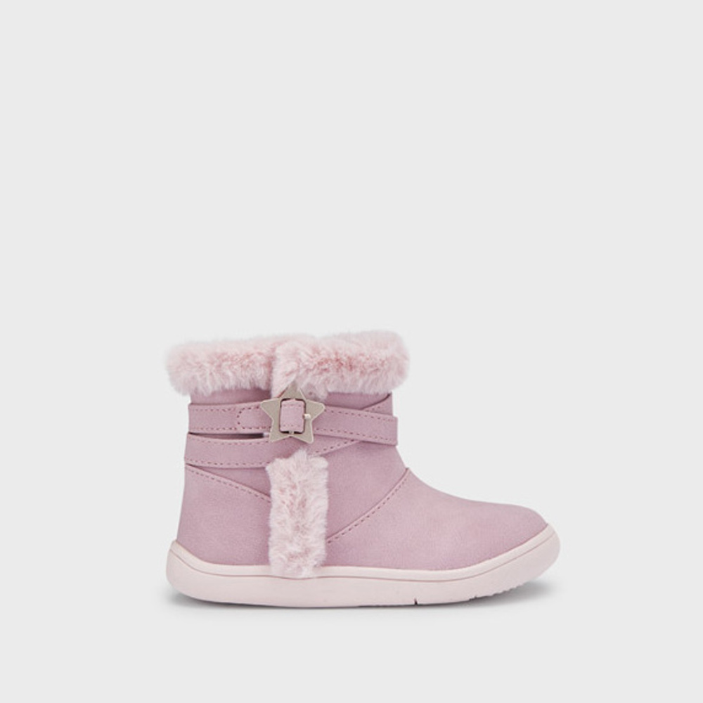 MAYORAL 42314 PINK FUR BOOTS | Topshoes.gr