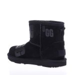 UGG CLASSIC MINI 1134952K ΜΑΥΡΑ ΜΠΟΤΑΚΙΑ ΜΕ ΓΟΥΝΑ